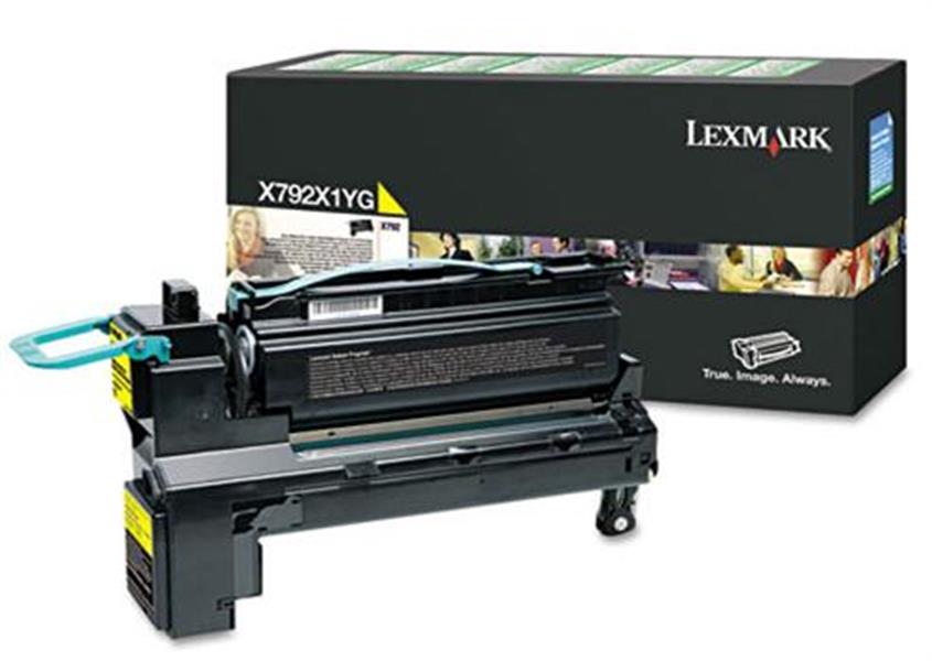 Lexmark X792X1YG tonercartridge Origineel Geel 1 stuk(s)