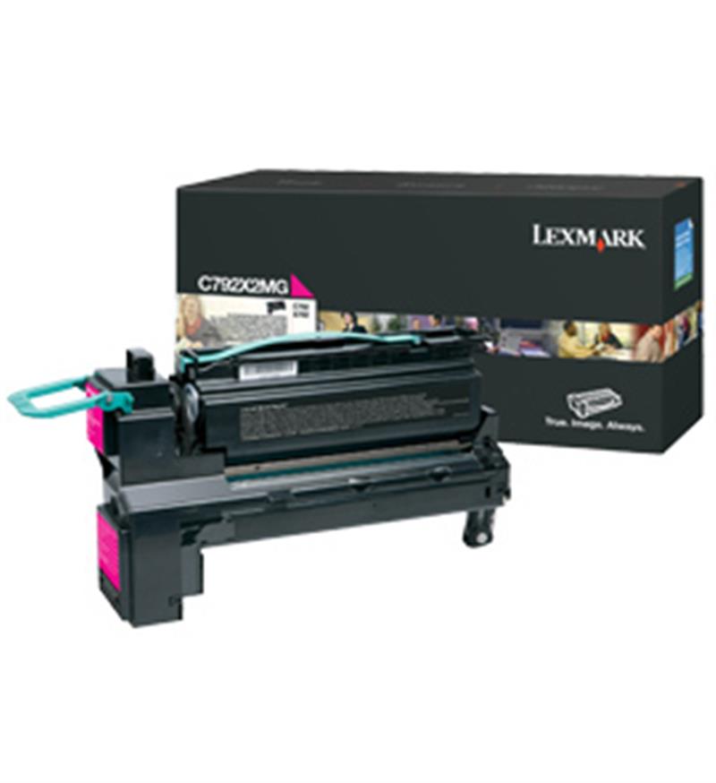 Lexmark C792X2MG tonercartridge 1 stuk(s) Origineel Magenta