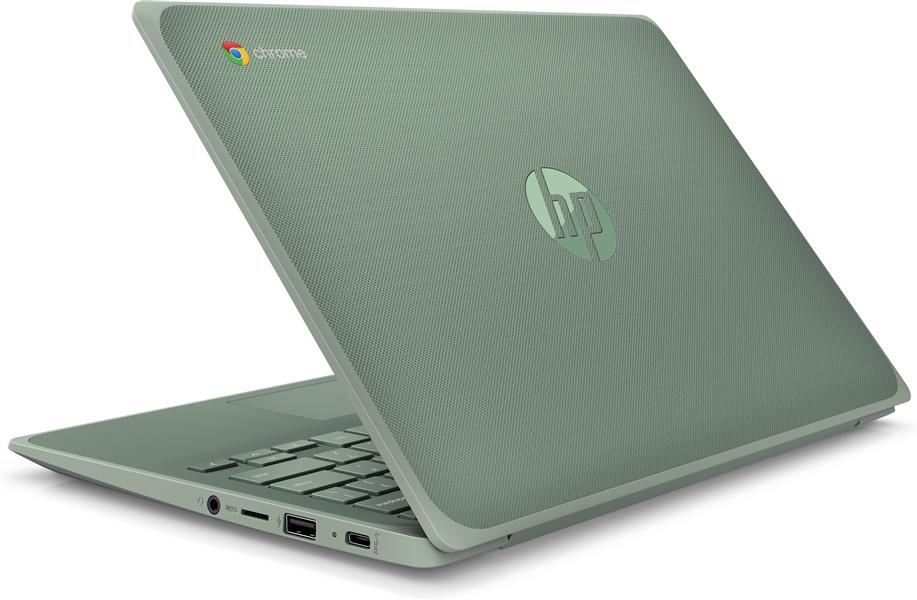 HP Chromebook 11A G8 EE Groen 29,5 cm (11.6"") 1366 x 768 Pixels Touchscreen AMD A4 4 GB DDR4-SDRAM 32 GB eMMC Wi-Fi 5 (802.11ac) Chrome OS