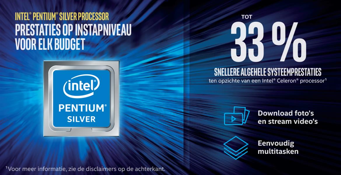 MSI Cubi N 8GL-074EU Intel® Pentium® Silver N5000 4 GB DDR4-SDRAM 64 GB SSD Mini PC Zwart Windows 10 Pro