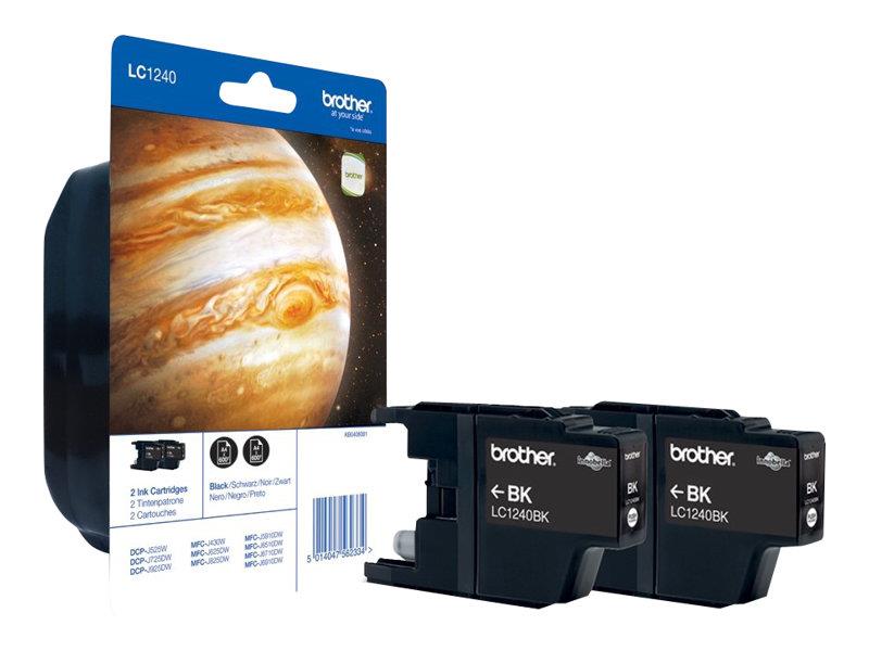 Brother Inktcartridge pakket: Zwart tweemaal