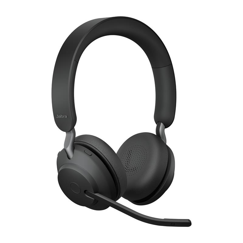 Jabra Evolve2 65, UC Stereo Headset Draadloos Hoofdband Kantoor/callcenter USB Type-C Bluetooth Zwart