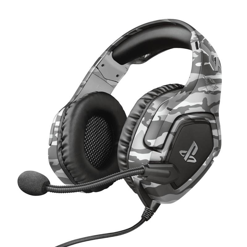Trust GXT 488 Forze PS4 Headset Bedraad Hoofdband Gamen Zwart, Grijs