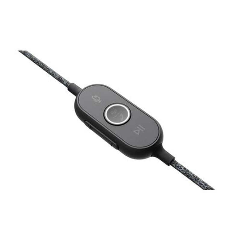 Logitech Zone Wired Teams Headset Hoofdband Zwart USB Type-C