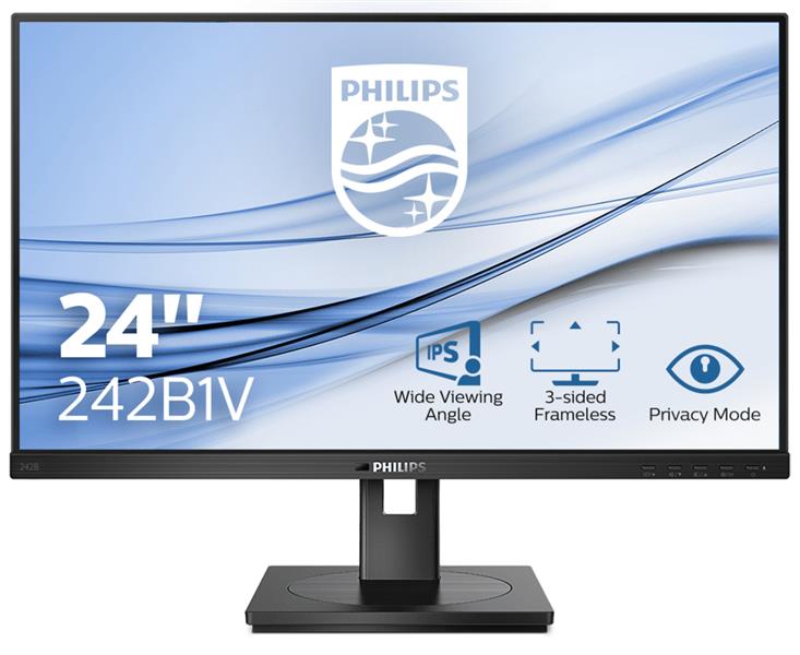 Philips B Line 242B1V/00 LED display 60,5 cm (23.8"") 1920 x 1080 Pixels Full HD Zwart