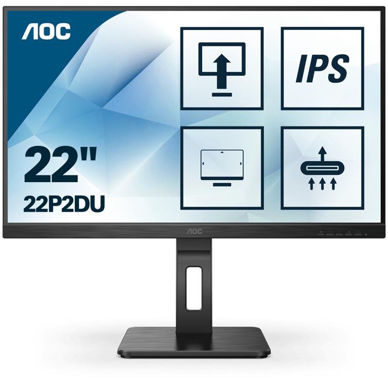 AOC 22P2DU LED display 54,6 cm (21.5"") 1920 x 1080 Pixels Full HD Zwart