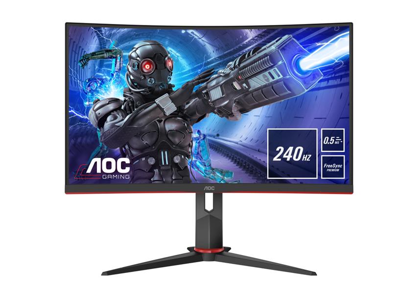 AOC C27G2ZU/BK computer monitor 68,6 cm (27"") 1920 x 1080 Pixels Full HD LED Zwart, Rood