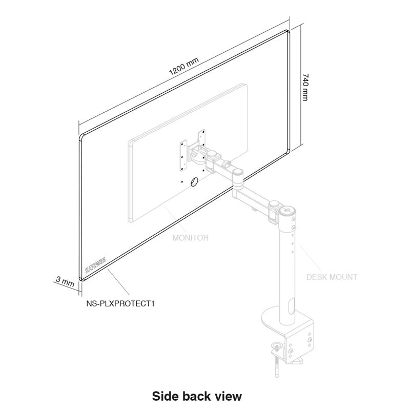 Newstar transparant scherm