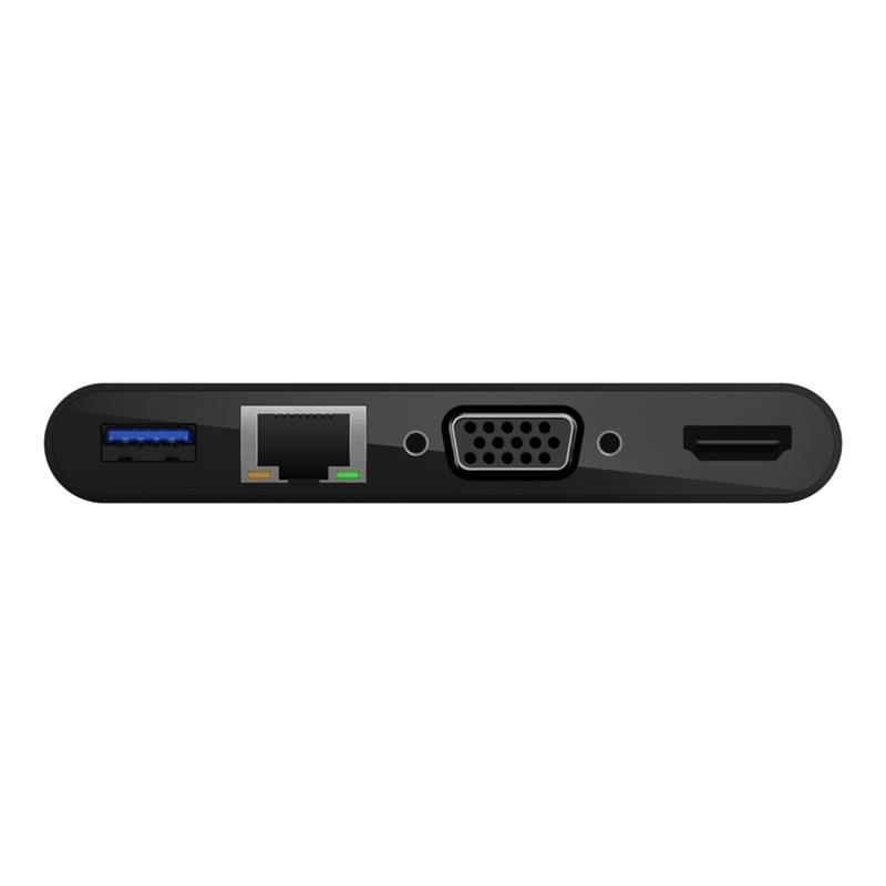 Belkin AVC004BTBK interface hub USB 3.2 Gen 1 (3.1 Gen 1) Type-C Zwart