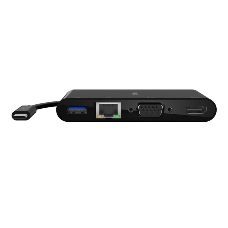 Belkin AVC004BTBK interface hub USB 3.2 Gen 1 (3.1 Gen 1) Type-C Zwart