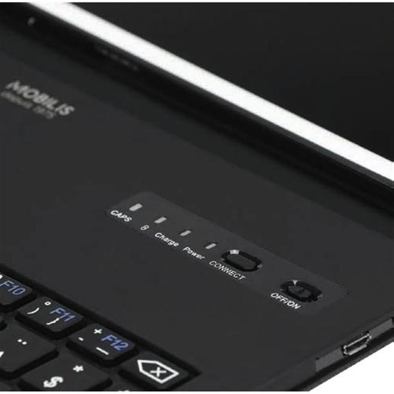 Mobilis toetsenbord voor mobiel apparaat Zwart Bluetooth Ä„Å½ERTY Frans