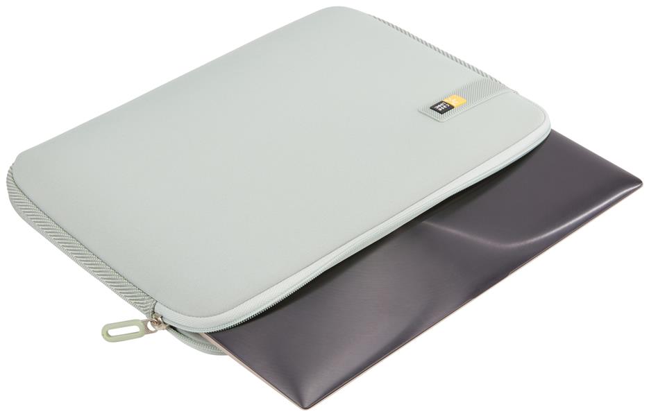 Case Logic Laps -114 Aqua gray notebooktas 35,6 cm (14"") Opbergmap/sleeve Grijs