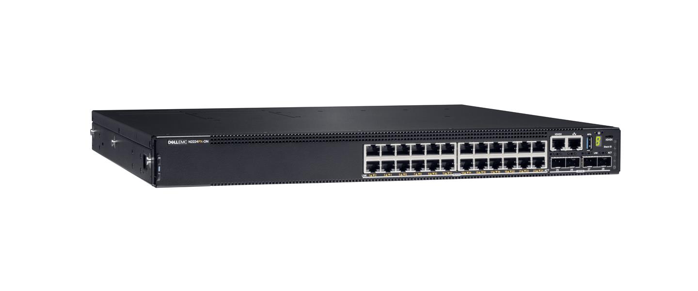 DELL N2224PX-ON Managed L3 Gigabit Ethernet (10/100/1000) Power over Ethernet (PoE) 1U Zwart