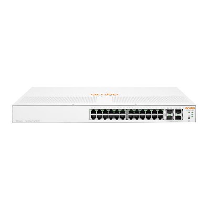 Hewlett Packard Enterprise Aruba Instant On 1930 Managed L2 Gigabit Ethernet 10 100 1000 Wit 1U Power over Ethernet PoE 