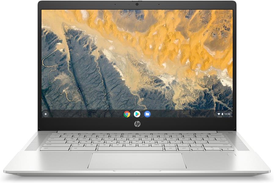 HP Chromebook Pro c640 Aluminium, Zilver 35,6 cm (14"") 1920 x 1080 Pixels Intel® 10de generatie Core™ i5 8 GB DDR4-SDRAM 64 GB eMMC Wi-Fi 6 (802.11ax