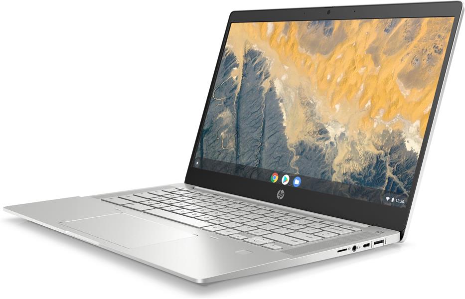 HP Chromebook Pro c640 Aluminium, Zilver 35,6 cm (14"") 1920 x 1080 Pixels Intel® 10de generatie Core™ i5 8 GB DDR4-SDRAM 64 GB eMMC Wi-Fi 6 (802.11ax