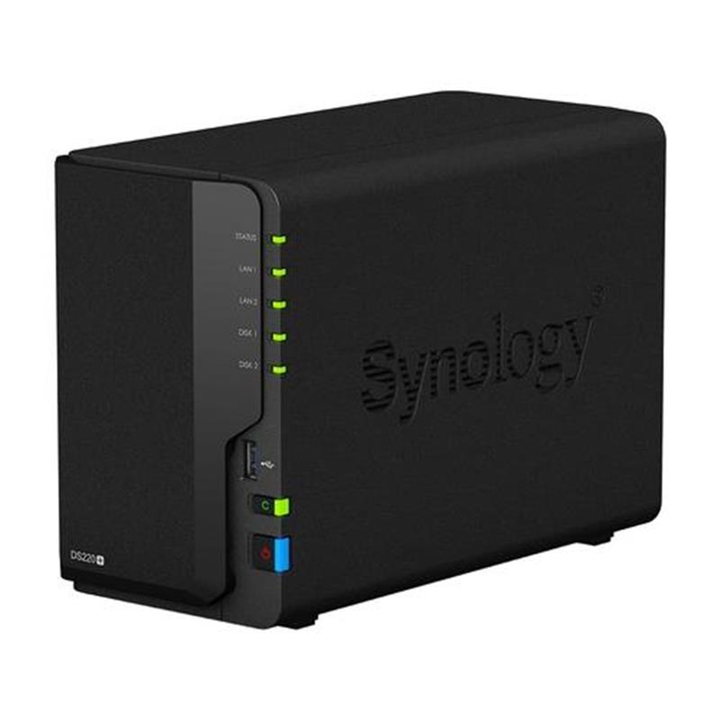 Synology DiskStation data-opslag-server J4025 Ethernet LAN Compact Zwart NAS