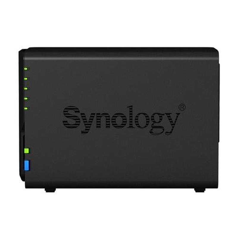Synology DiskStation data-opslag-server J4025 Ethernet LAN Compact Zwart NAS