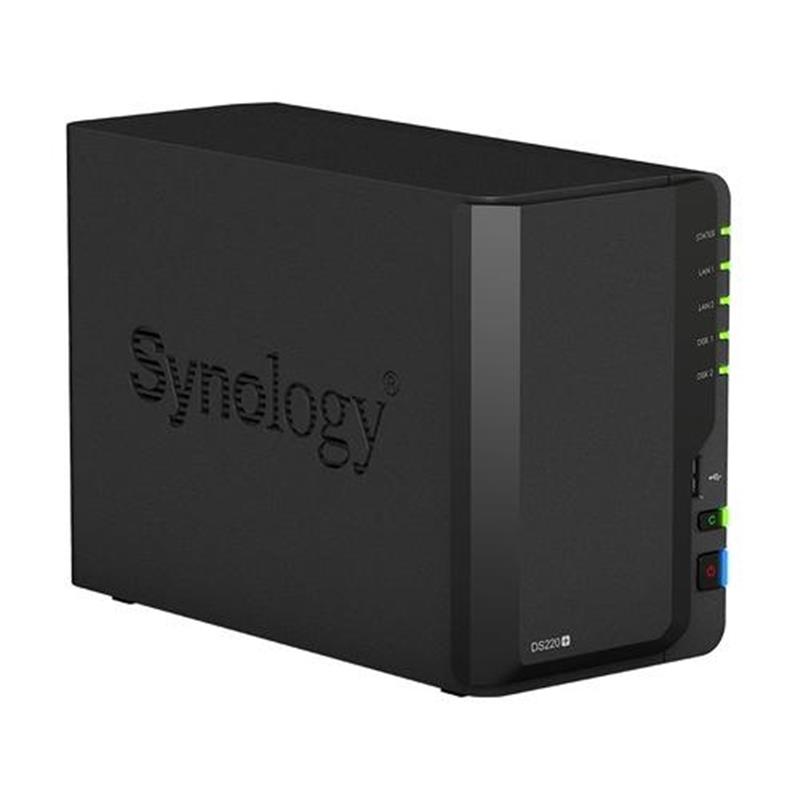 Synology DiskStation data-opslag-server J4025 Ethernet LAN Compact Zwart NAS