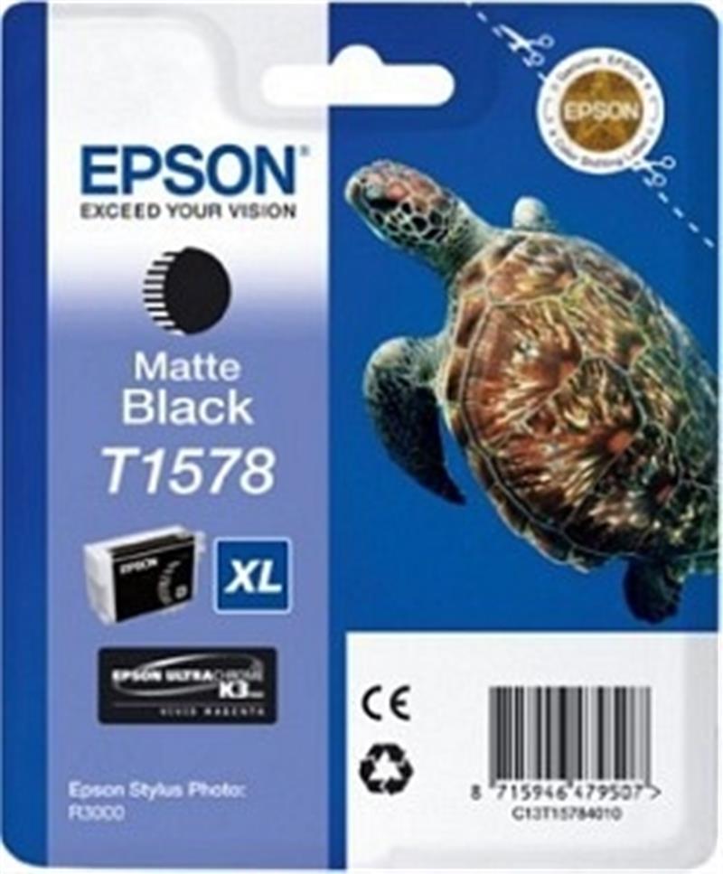 Epson Turtle T1578 Matte Black