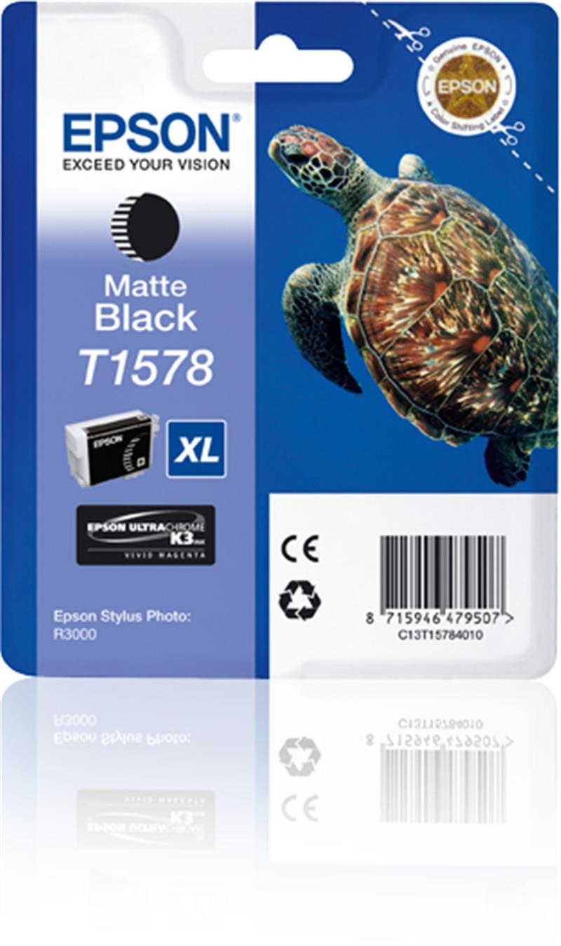 Epson Turtle T1578 Matte Black