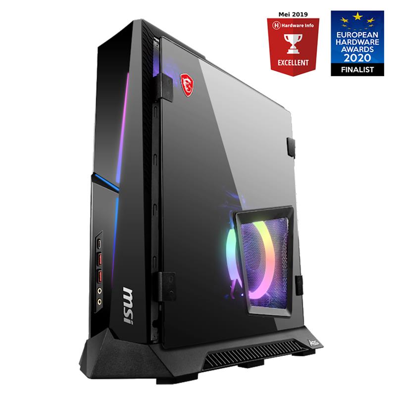 MSI MEG Trident X 10SE-860MYS Intel® 10de generatie Core™ i7 i7-10700K 16 GB DDR4-SDRAM 1000 GB SSD Desktop Zwart PC Windows 10 Home