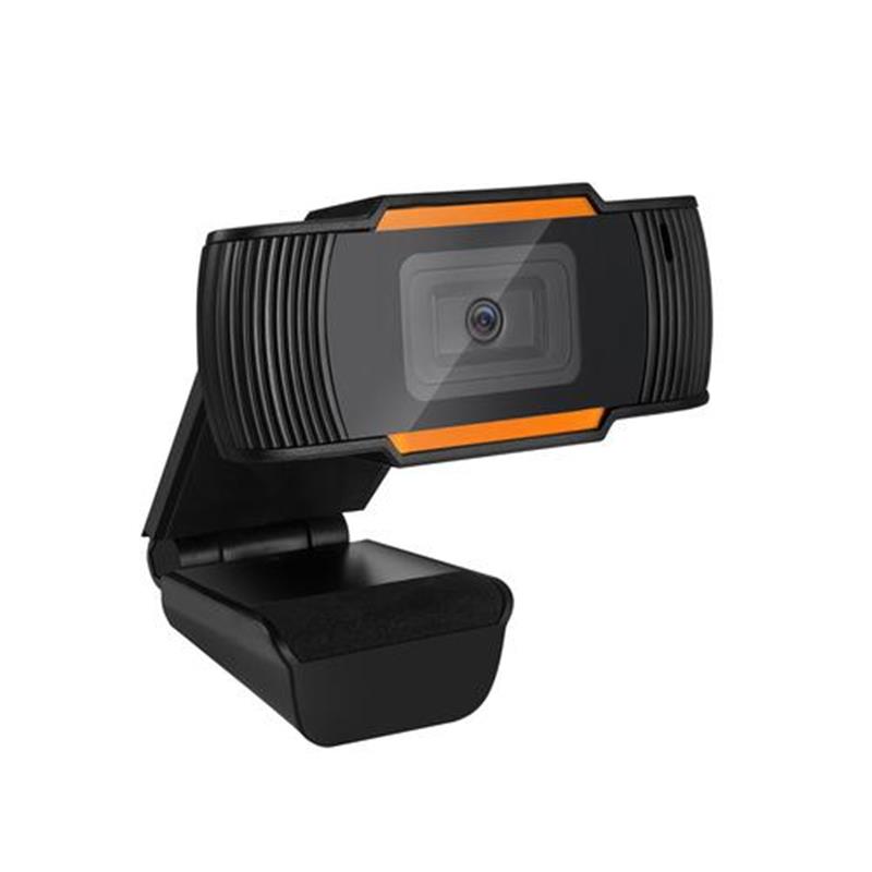Adesso CyberTrack H2 webcam 640 x 480 Pixels USB 2.0 Zwart, Oranje