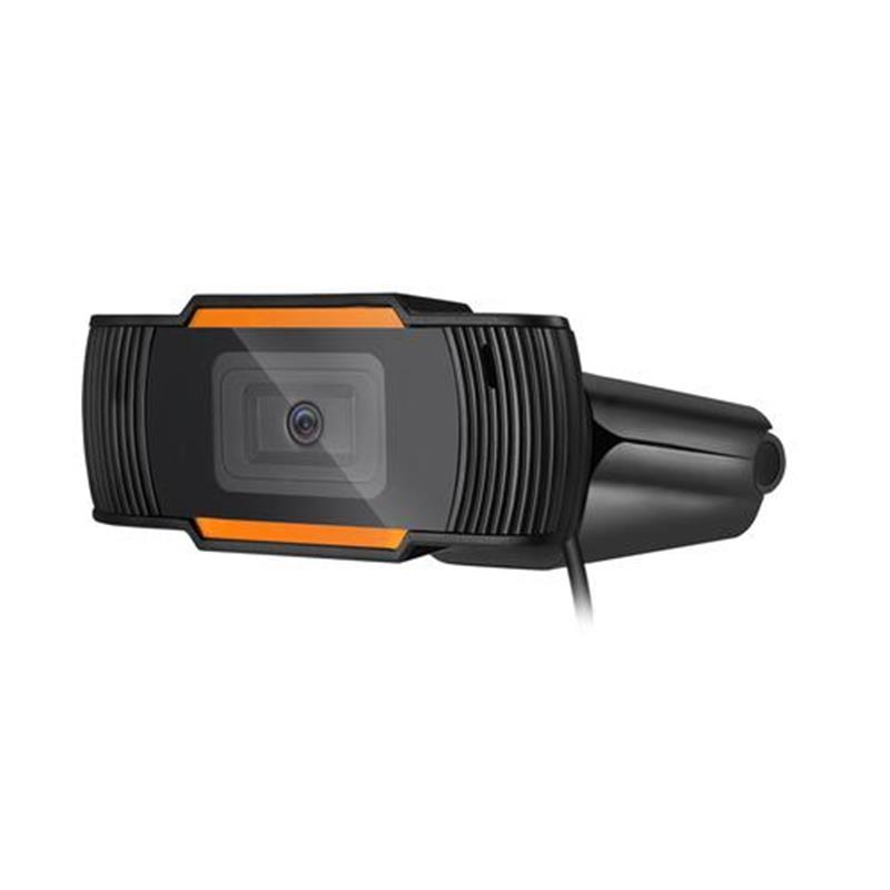Adesso CyberTrack H2 webcam 640 x 480 Pixels USB 2.0 Zwart, Oranje