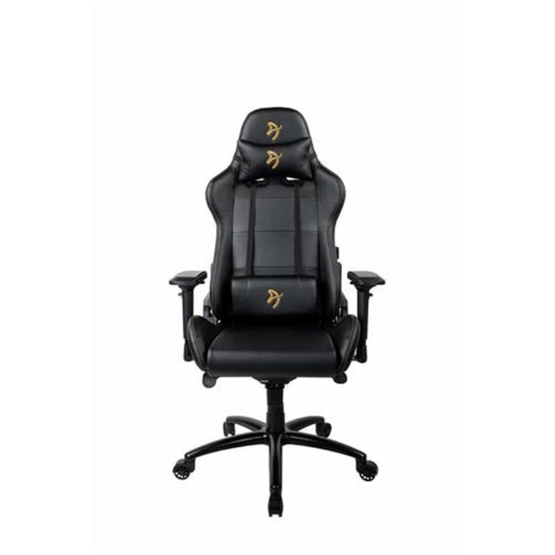 Arozzi Verona Signature Black PU - GoldLogo