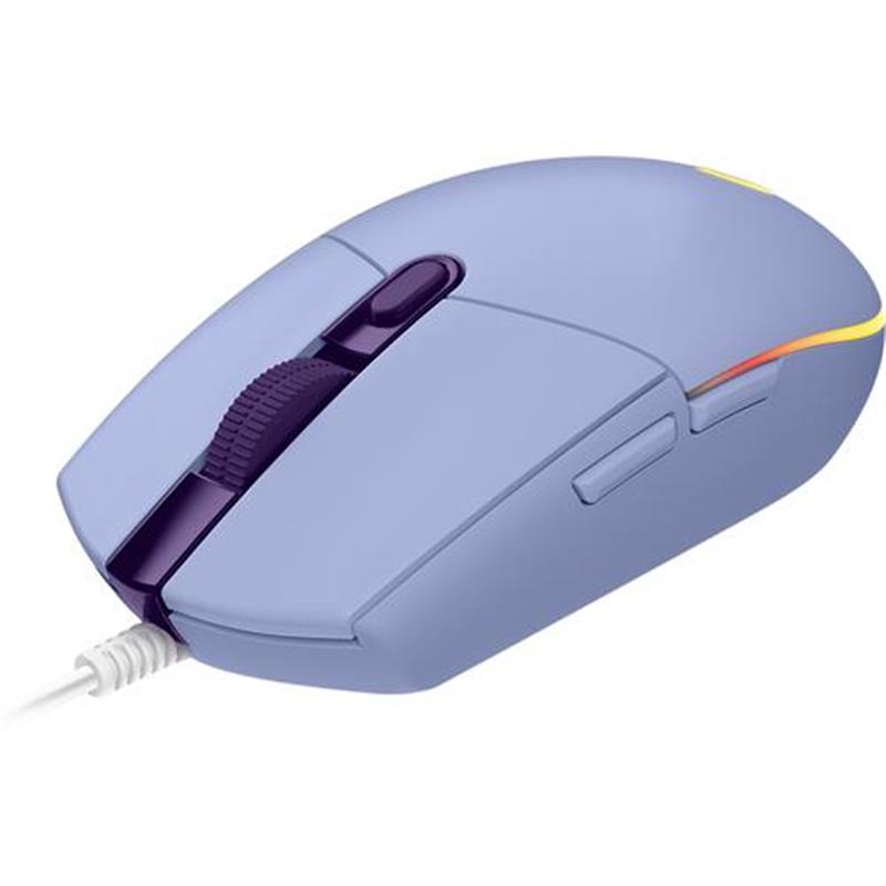 LOGI G203 Lightsync Gaming Mouse LILAC