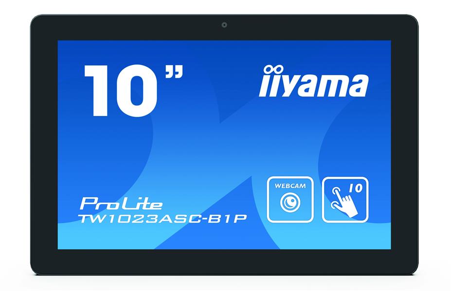 iiyama ProLite TW1023ASC-B1P touch screen-monitor 25,6 cm (10.1"") 1280 x 800 Pixels Multi-touch Multi-gebruiker Zwart