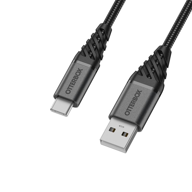 OtterBox Premium Cable USB A-C 3M, zwart