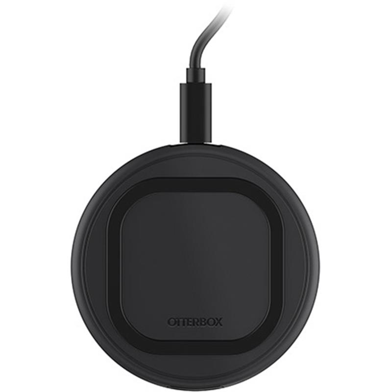 OtterBox Wireless Charging Pad 10W + EU Wall Charger 18W + USB A-Micro USB Cable, zwart