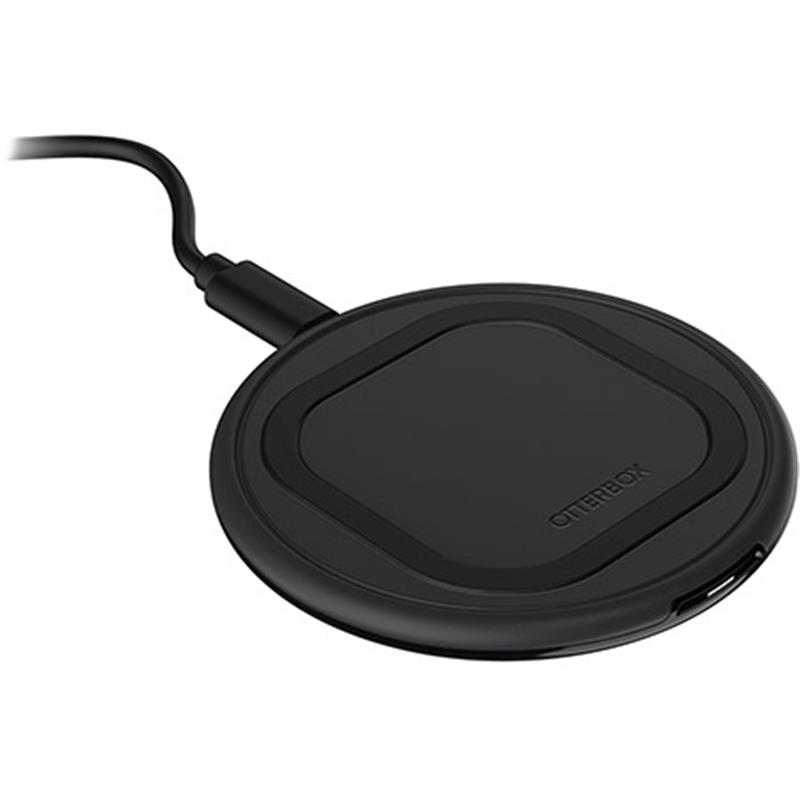 OtterBox Wireless Charging Pad 10W + EU Wall Charger 18W + USB A-Micro USB Cable, zwart