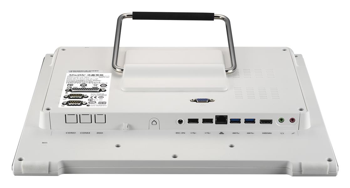 Shuttle X50V7U3 Intel® Core™ i3 39,6 cm (15.6"") 1366 x 798 Pixels Touchscreen All-in-One PC barebone Wit