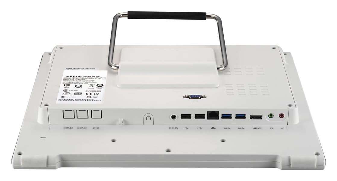 Shuttle X50V7U3 Intel® Core™ i3 39,6 cm (15.6"") 1366 x 798 Pixels Touchscreen All-in-One PC barebone Wit