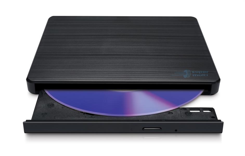 Hitachi-LG Slim Portable DVD-Writer optisch schijfstation DVD±RW Zwart