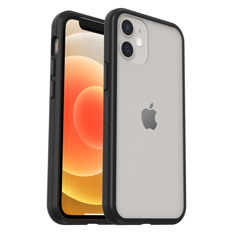 OtterBox React Series voor Apple iPhone 12 mini, transparant/zwart