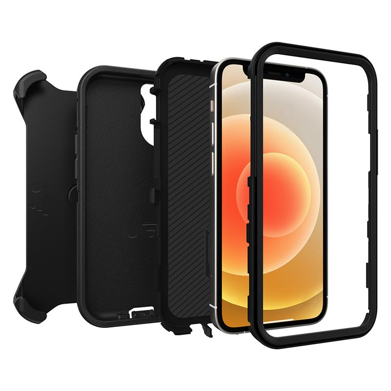 OtterBox Defender Series voor Apple iPhone 12/iPhone 12 Pro, zwart