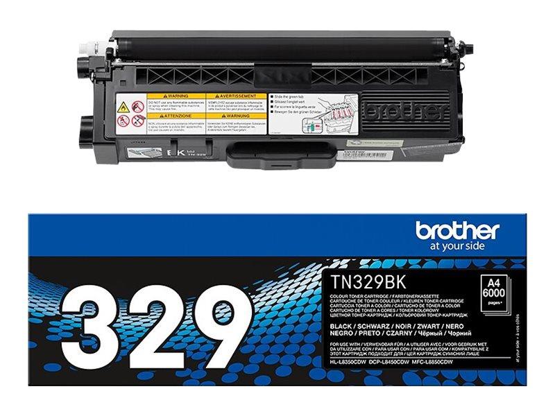 Brother TN-329BK tonercartridge Origineel Zwart 1 stuk(s)