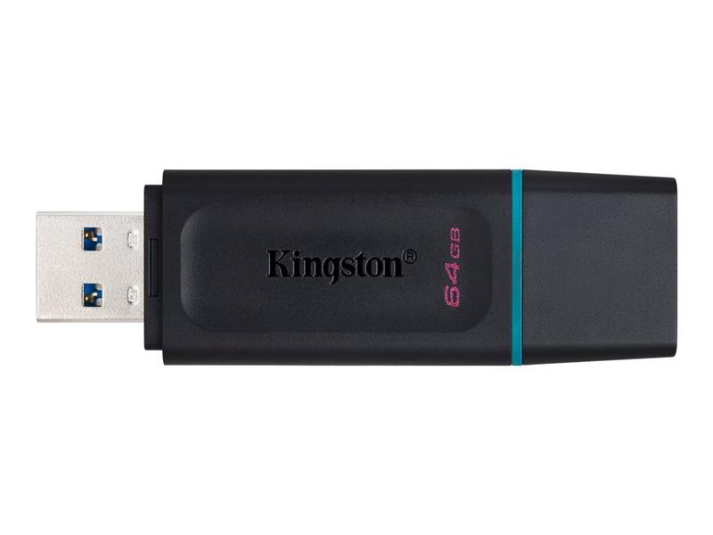 Kingston Technology DataTraveler Exodia USB flash drive 64 GB USB Type-A 3 2 Gen 1 3 1 Gen 1 Zwart