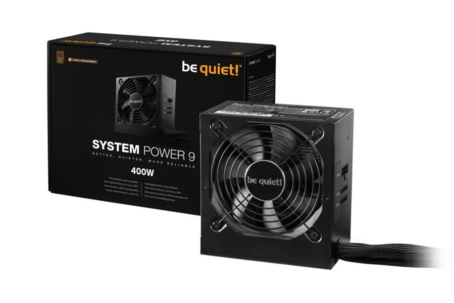 be quiet! System Power 9 | 400W CM power supply unit 20+4 pin ATX ATX Zwart