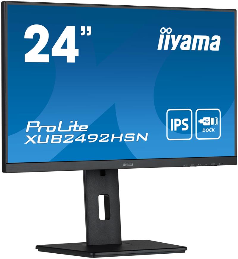 iiyama ProLite XUB2492HSN-B5 LED display 61 cm (24"") 1920 x 1080 Pixels Full HD Zwart