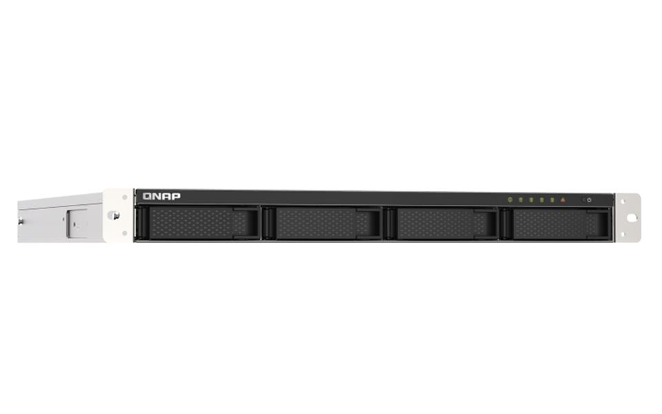 QNAP TS-453DU-RP NAS Rack (1U) Ethernet LAN Zwart, Grijs J4125