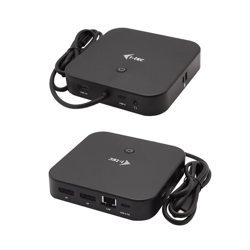 i-tec USB-C Dual Display Docking Station with Power Delivery 100 W