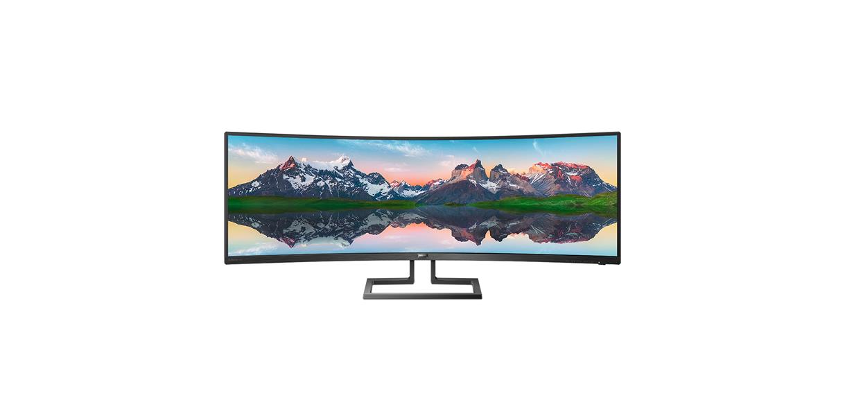 Philips 498P9/00 computer monitor 124,5 cm (49"") 5120 x 1440 Pixels LCD Zwart