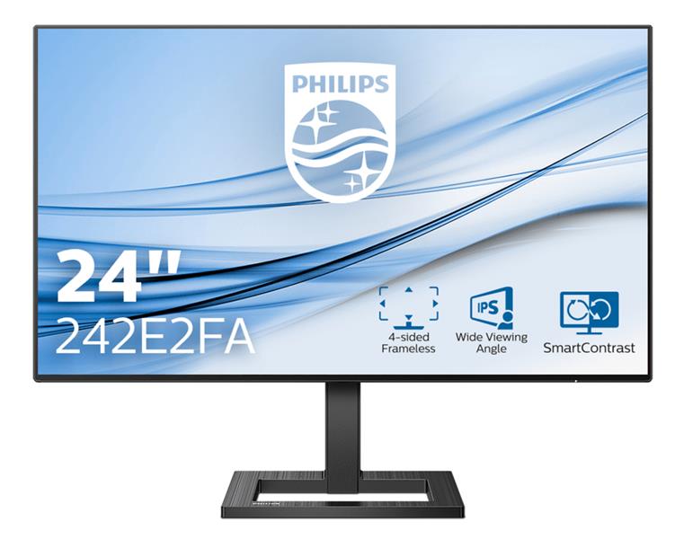 Philips 242E2FA/00 computer monitor 60,5 cm (23.8"") 1920 x 1080 Pixels Zwart