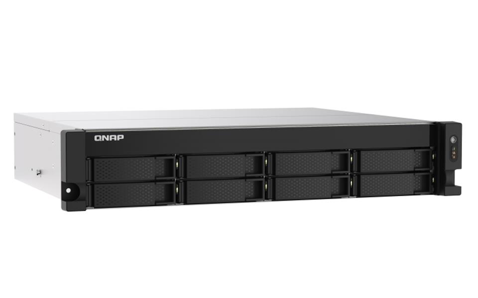 QNAP TS-873AU-RP NAS Rack (2U) Ethernet LAN Zwart, Grijs V1500B