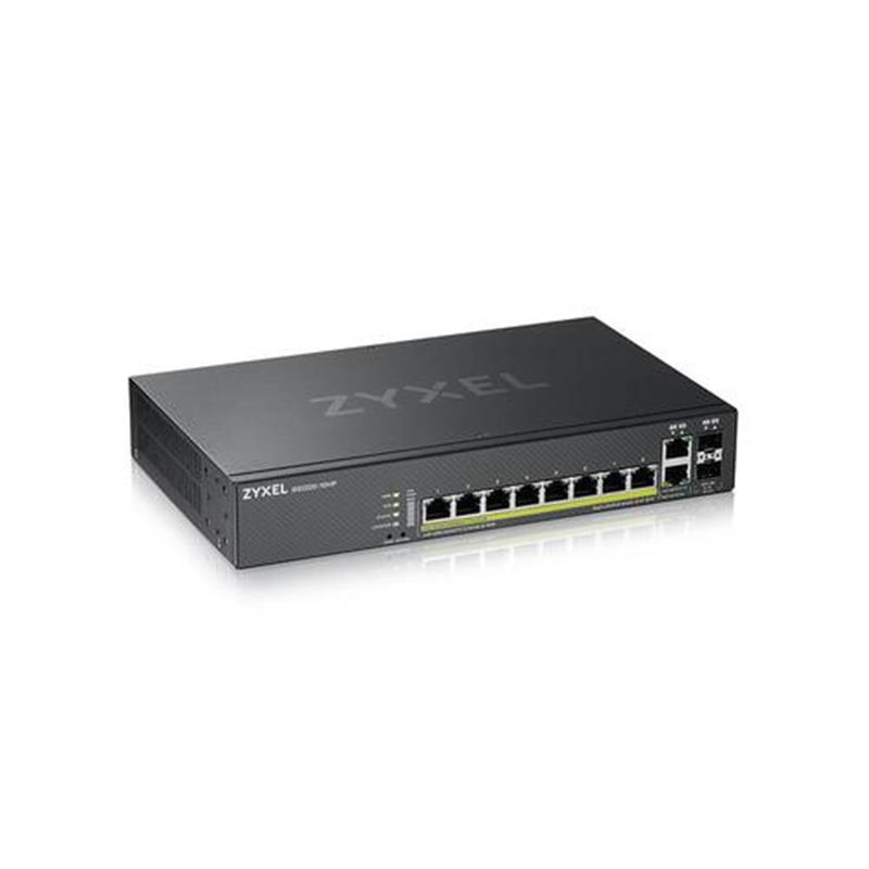 GS2220-10HP EU region 8-port GbE L2 PoE