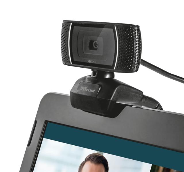 Trust Doba webcam 1280 x 720 Pixels USB Zwart